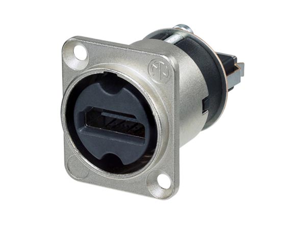 Neutrik - HDMI bøsning, Alu. (med 2 hun stik)