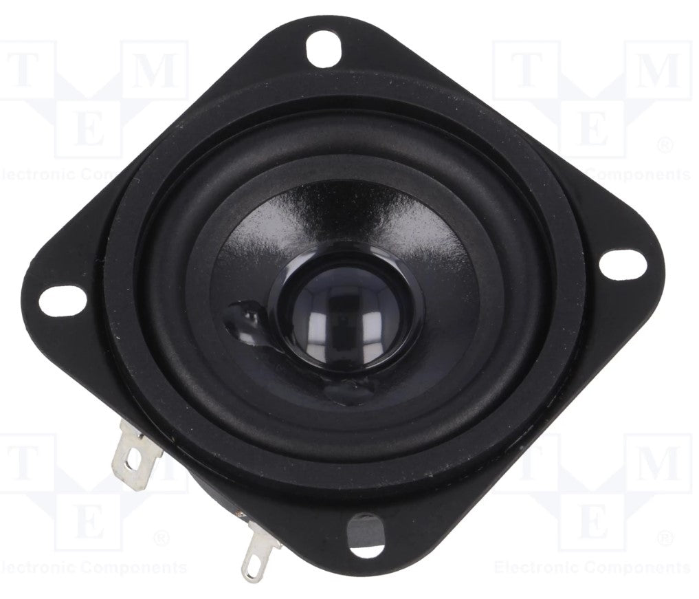 Full range højttaler - 10W 4ohm, 58,5x58,5x28mm