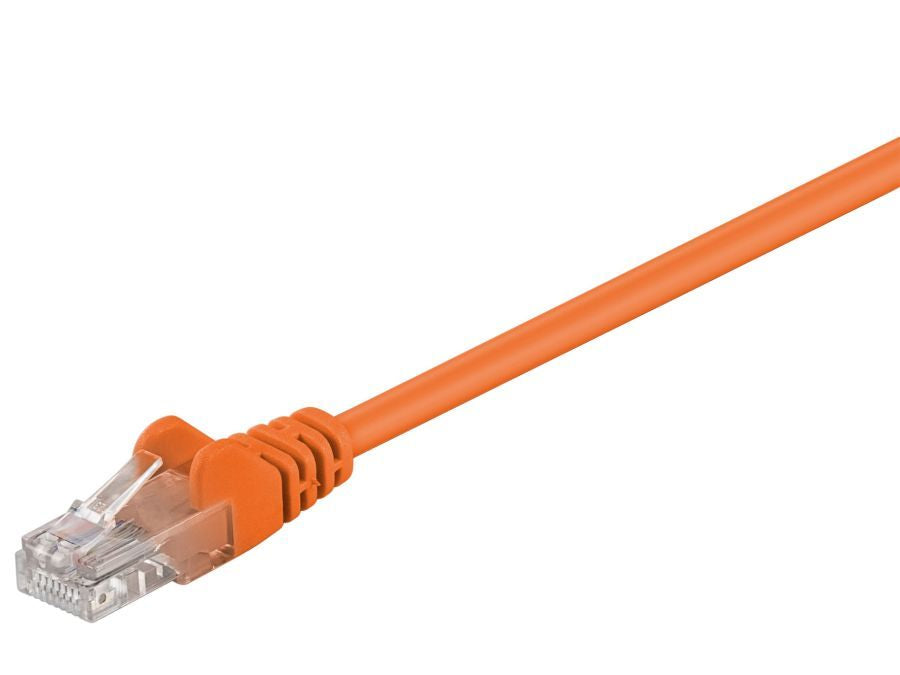 UTP netværkskabel - CAT6, 2xRJ45, Orange (15m)