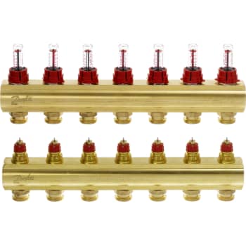 FHF-7F Manifold 7+7 med flowmeter