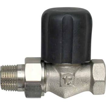 1/2" Herz radiator ventil ligeløbende