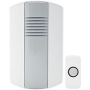 Dørklokkesæt med ledning inkl. dørtryk - Hvid