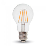 6W (60W) LED pære E27, 2700K