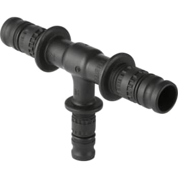 20 x 20 x 16 mm Pres T-stykke PVDF Mepla