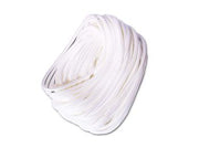 Polyesterline m. hård kerne - Ø5mm, Hvid (5m)