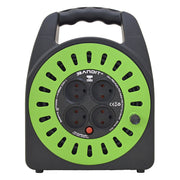 Kabeltromle bandit U/J 25M 2x1,0 mm² med 4 udtag