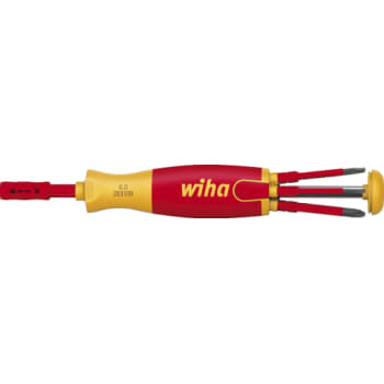 Wiha bithåndtag SlimVario 1000 V, med 6 bits