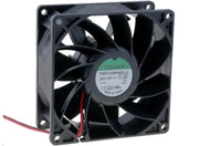 DC blæser - 92x92x38mm 12Vdc / 12,5W m. kugleleje