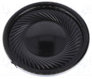 Miniature højttalerelement - 1W, 50ohm, Ø28x5,5mm (IP65)