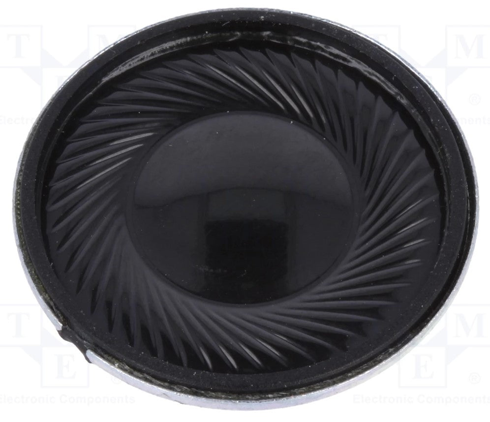 Miniature højttalerelement - 1W, 50ohm, Ø28x5,5mm (IP65)