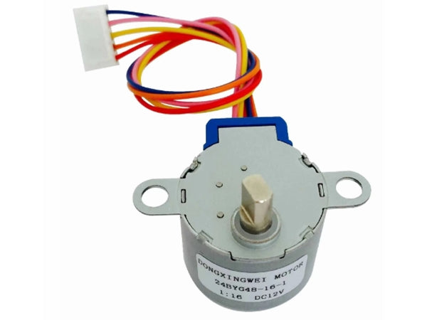 Stepper motor - 12V, 4-fase, 5 ledn.