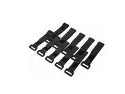 Velcro kabelstrips - 15cm sort (10 stk.)
