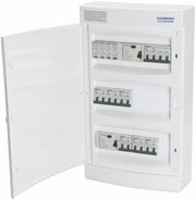 Færdigmonteret gruppetavle – 1x16A 3P+N + 6x 10A 1