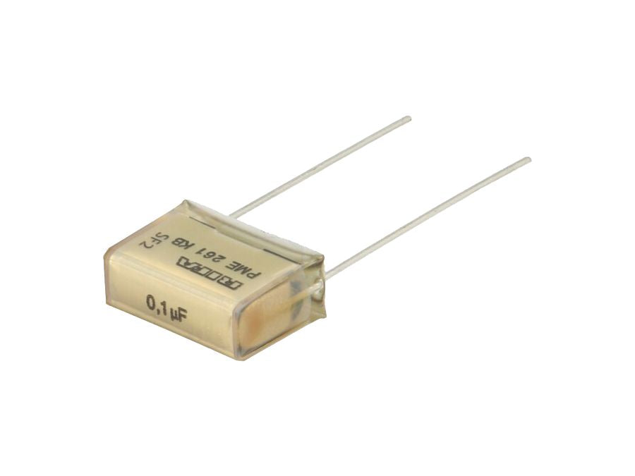 Papirkondensator - 100nF 220VAC 15,2mm (±10%)