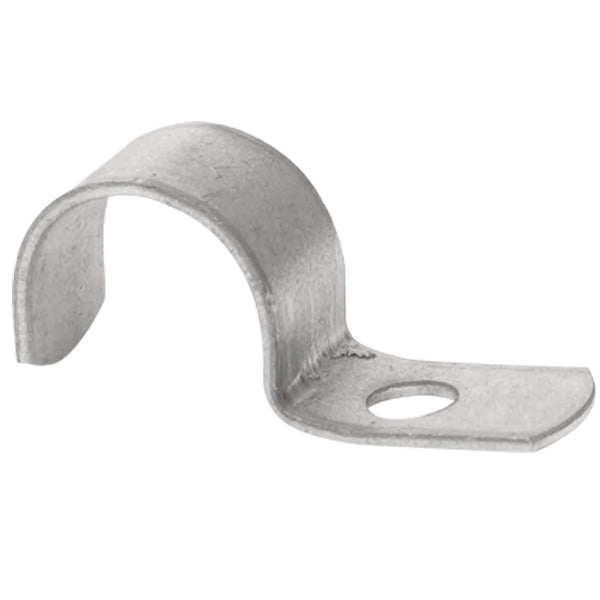 Kabelbøjle 12mm 1 lap forzinket - pr. stk.