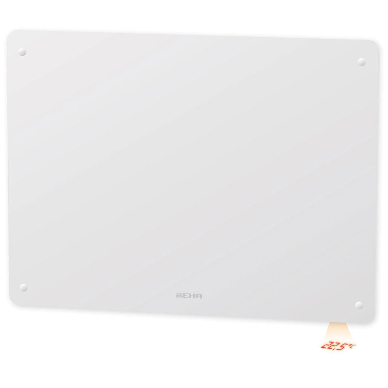 Smartovn varmepanel m. Wi-Fi og glasfront 600W 230V