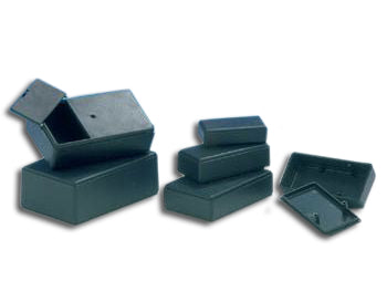 TEKO "sæbe" ABS kabinet - Sort (90x56x22mm)