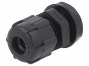 Kabelgennemføring - M12, IP68, Sort (3-6,5mm)
