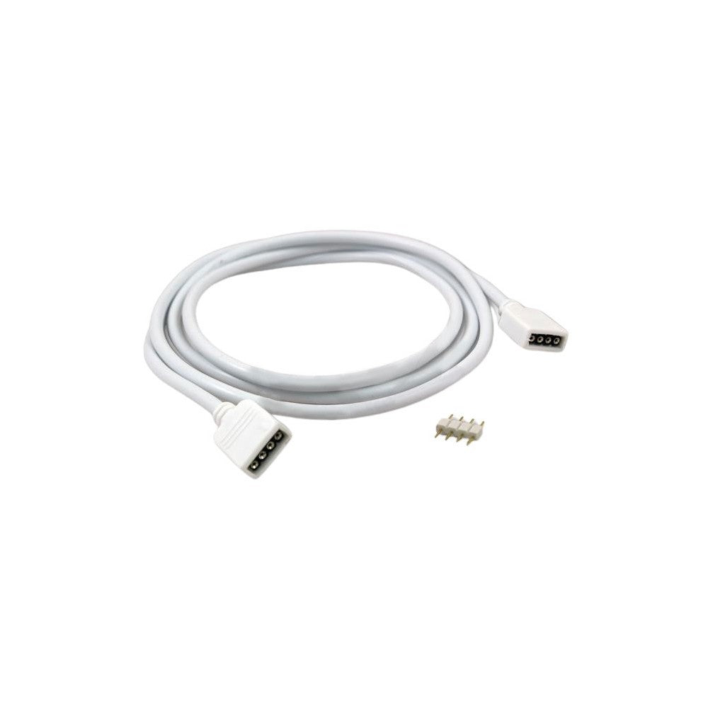 5 meter RGB kabel med 4-pins stik til 12V / 24V