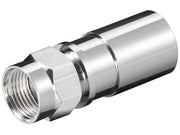 F stik - Kompression til RG6, HF-tæt (Ø8,2mm)