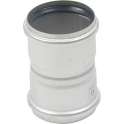 75 mm Dobbelt stikmuffe rustfri AISI304/EN1.4301 BLÜCHER