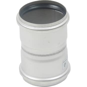 75 mm Dobbelt stikmuffe rustfri AISI304/EN1.4301 BLÜCHER