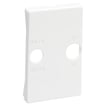 Afdækning for FUGA antenneudtag for TV/Data-returvej (TD241E) Hvid
