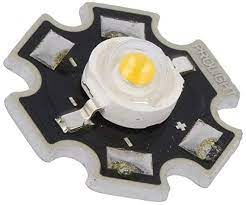 HIGH power LED - 1W, Varm hvid (110-120 lm)