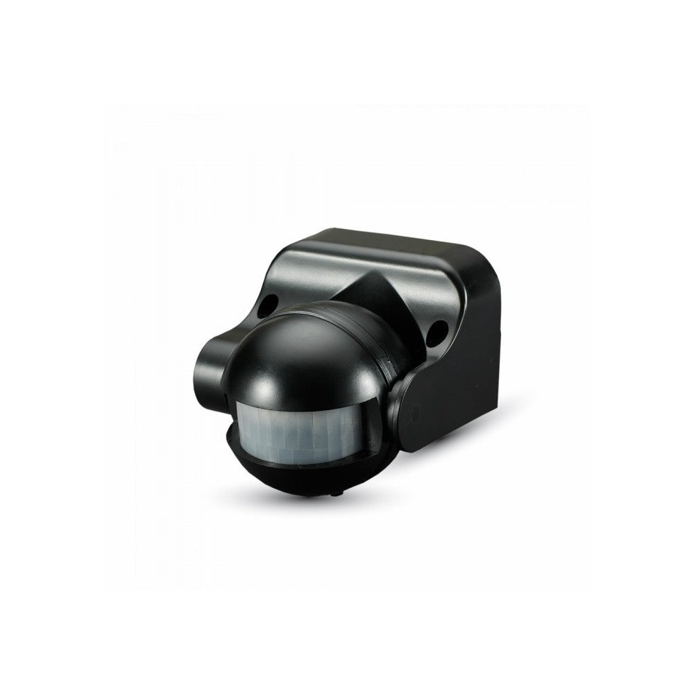 V-Tac bevægelsessensor - sort, LED-venlig, udendørs PIR infrarød bevægelsessensor med IP44, 230V input