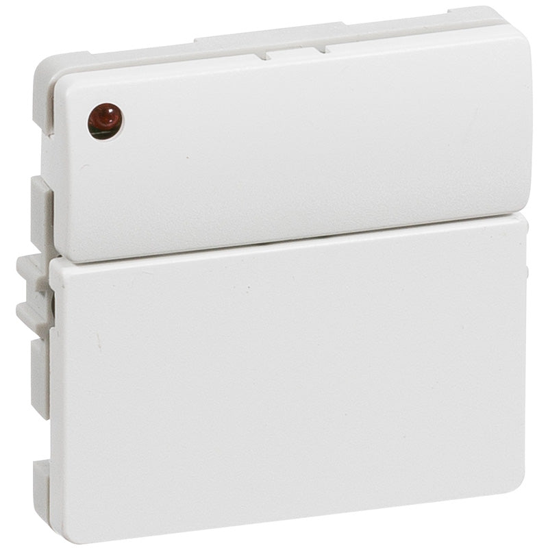 Fuga Svagstrømstryk 2 slutte og 1 lysdiode hvid