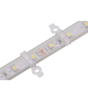 20 stk. klare monteringsklips til LED strip - 10mm