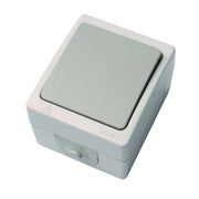 Afbryder (korrespondance) IP54 grå
