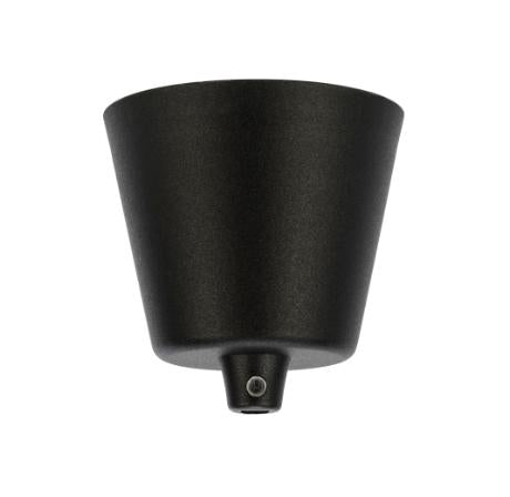 Baldakin m/aflastning Ø92mm sort