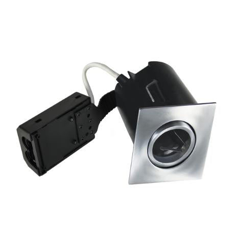 QUICK INSTALL firk 87 x 87mm børs alu GU10 H96mm