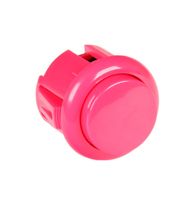 Arkade mikro trykkontakt med mikroswitch - Off-(On), Magenta