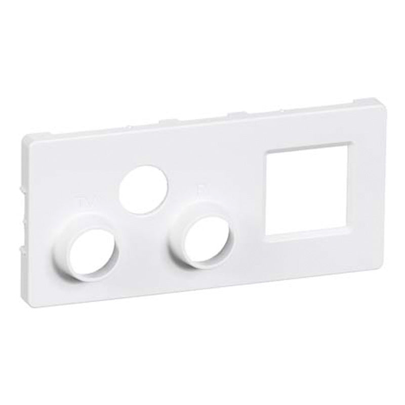 Reservedel afdækning for TV.R Sat og RJ45 lysegrå