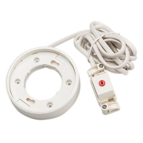 GX53 sokkel hvid m/ 2m ledning 2x0,75