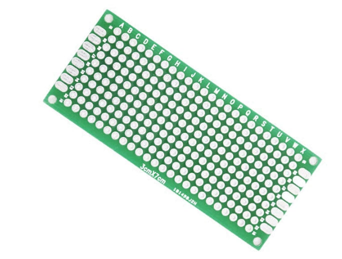 Hulprint - 30x70mm, Dobbeltsidet m. øer (1 stk.)