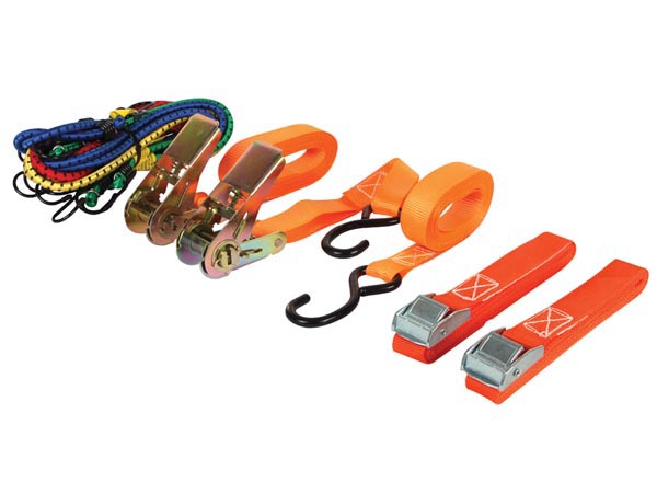 Bagageremme - Sæt m. 12 dele