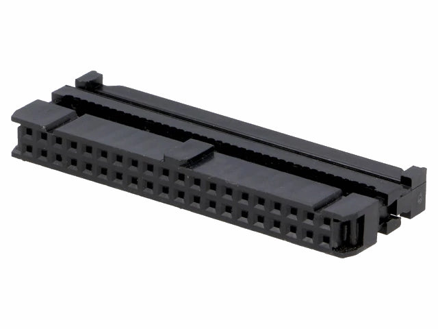 IDC fladkabelstik, hun - 40 pol (2x20) 2,54mm benafstand