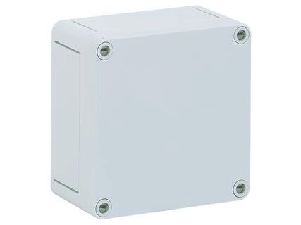 Plastkabinet grå IP66 (110x110x66mm)