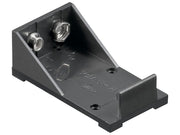 Batteriholder til 1x9V E-blok bat. åben (m. loddeflige)