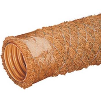 Wavin 92/80 mm PVC-drænrør med 1,5 x 5 mm slids og kokos, 50 m