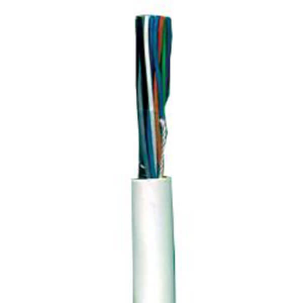 Telefonledning / Signalkabel 2x2x0,6 hvid - pr. m.