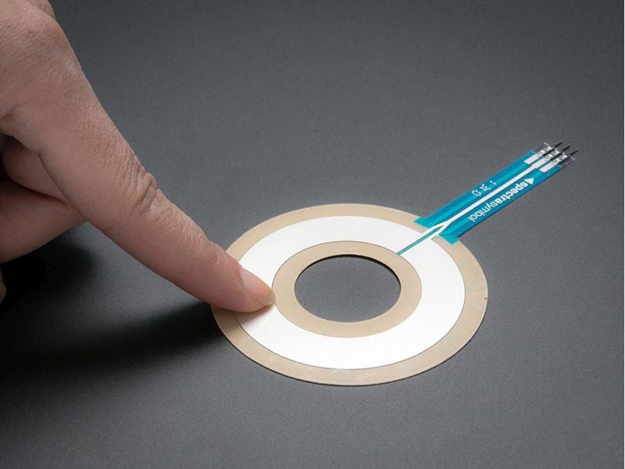 Cirkulær soft potentiometer (Softpot) - Rund, Ø56mm