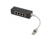 Modular splitter - RJ45 han til 4 x RJ45 hun (til telefoni)