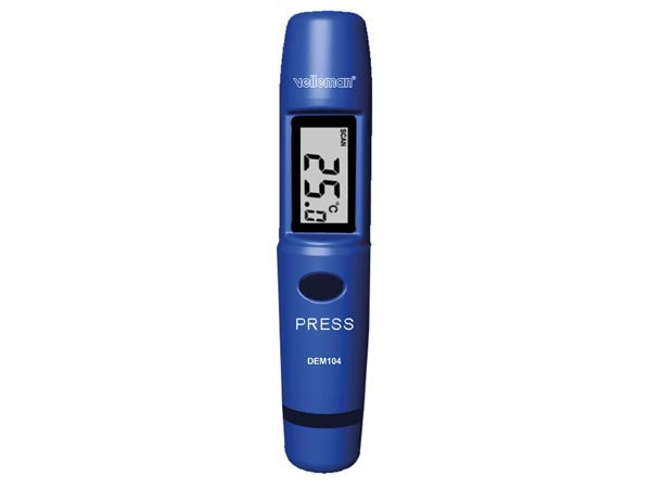 DEM104 Infrarød lomme termometer (-50 til +260°C)