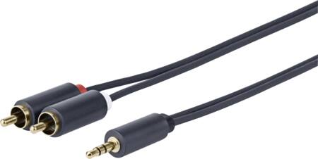 AUDIOKABEL 3,5MM MINIJACK - RCA H-H 5M