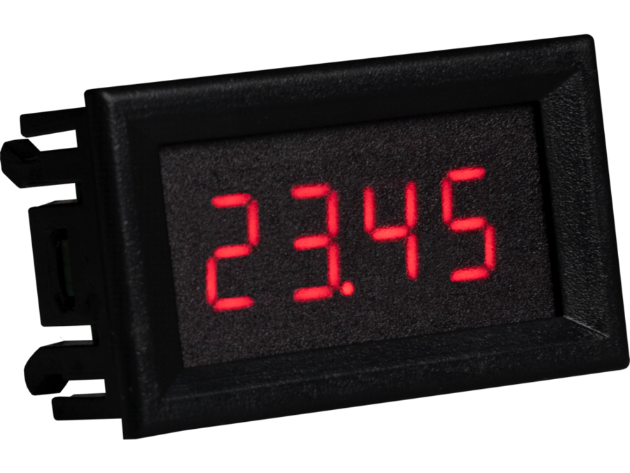 Digital spændings-panelmeter - 0-33V (4 cifre)