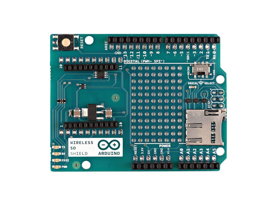 Arduino® - Trådløs SD shield (Xbee kompatibel)